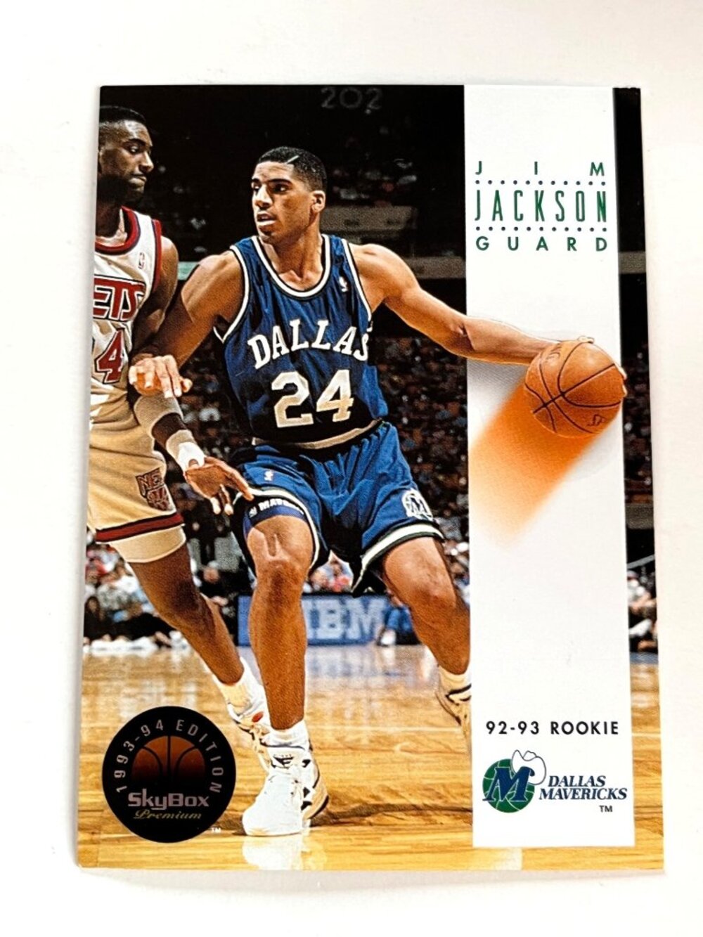 Jim Jackson Dallas Mavericks SkyBox 1993-94 Edition Rookie Card 57